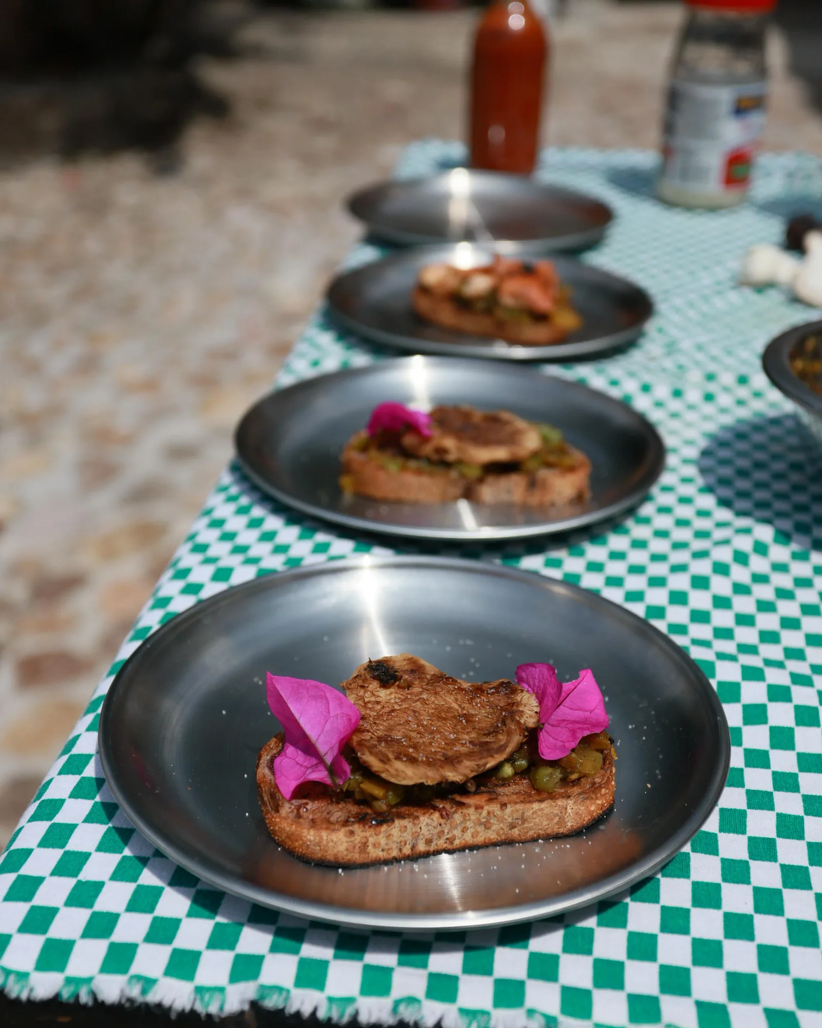Platillos con Melena de león